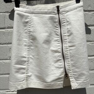 Free People This Way or That mini skirt off-white 0